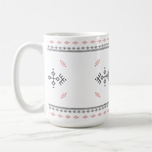 Amazigh-mönster Berberkonst Kaffemugg