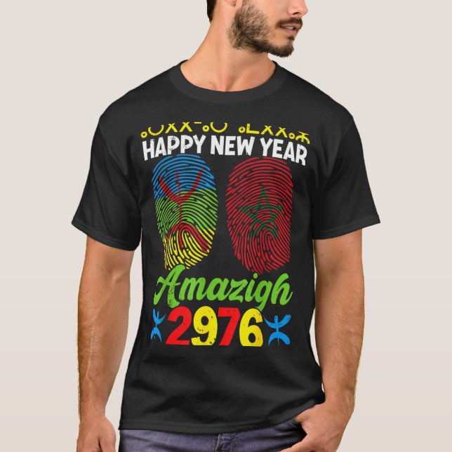Amazigh New Year Celebration 2976 Amazigh New Year T Shirt (Framsida)