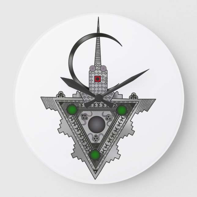 Amazigh Tazerzit Stor Klocka (Framsida)