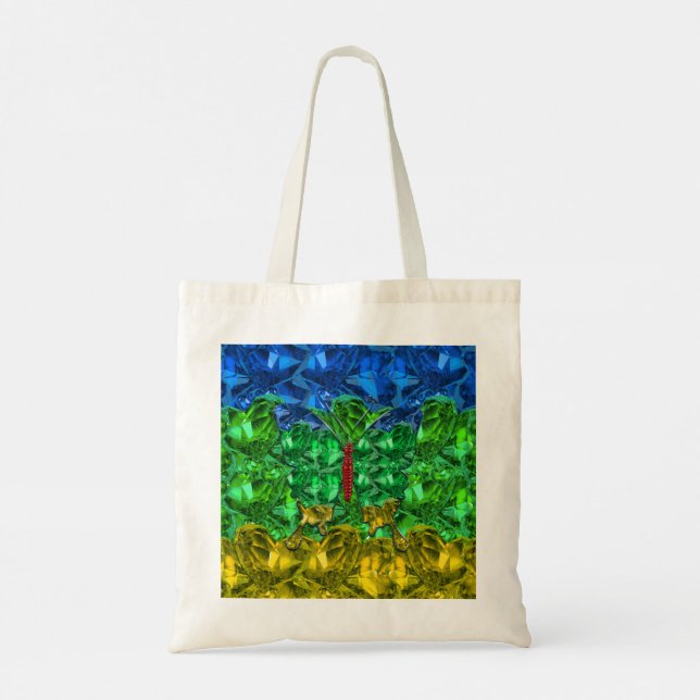 Amazigh Tote Bag Tygkasse (Baksida)