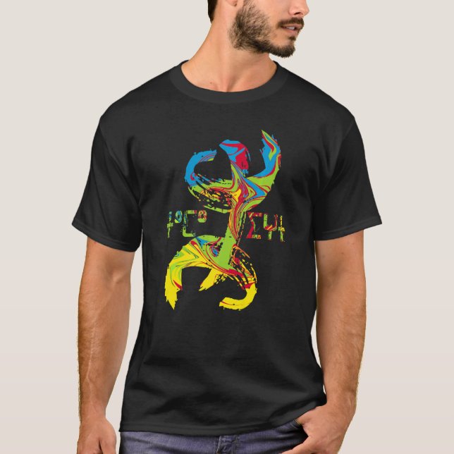 Amazigh Yaz Tifinagh Symbol of Freedom Proud Amazi T Shirt (Framsida)