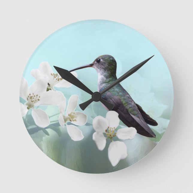 Amazilias Clock Rund Klocka (Framsida)