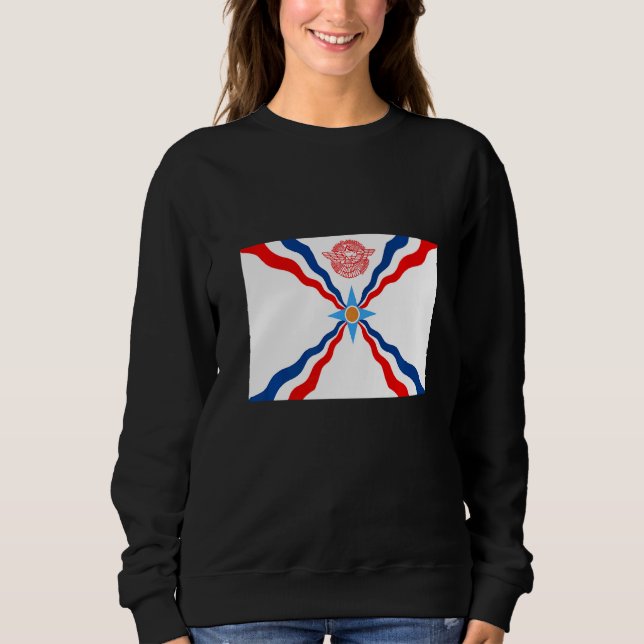 Amazing Assyrian International Flag T Shirt (Framsida)