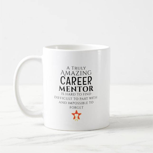 Amazing Career Mentor Hard To Find Personalized  Kaffemugg (Vänster)