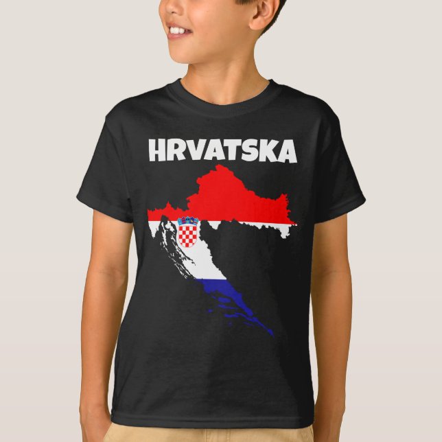 Amazing croatian Fan Design T Shirt (Framsida)