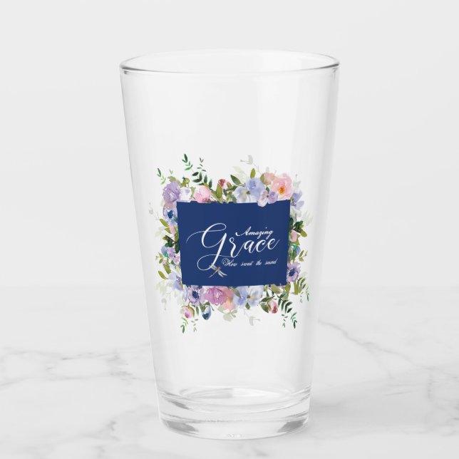 Amazing grace blommig   glaskopp (Framsida)