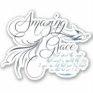 Amazing Grace-dekal Klistermärken