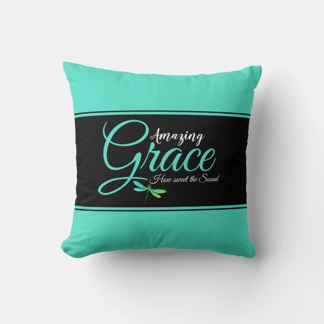 Amazing grace färgblock kastkudde kudde (Framsida)