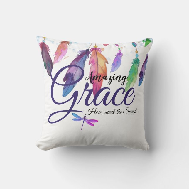 Amazing Grace  Kuddcoverte Pillow borde översättas Kudde (Framsida)