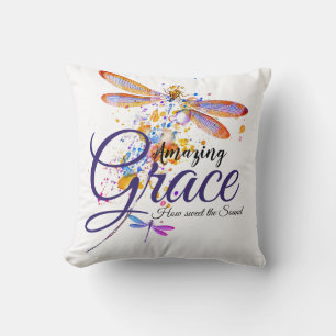 Amazing Grace Libell splatter Kudde