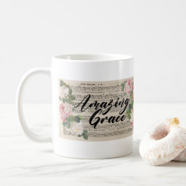 Amazing Grace - Originalmusikblad Kaffemugg