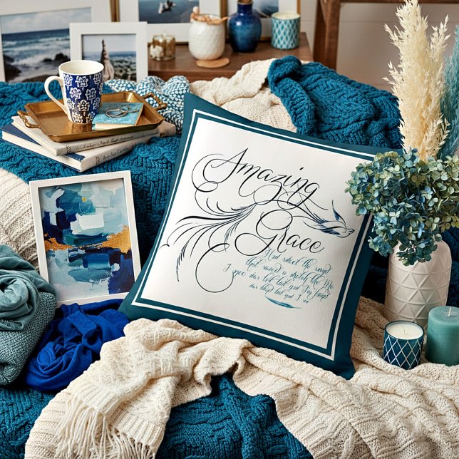 Amazing Grace Throw Pillow Kudde (Skapare uppladdad)