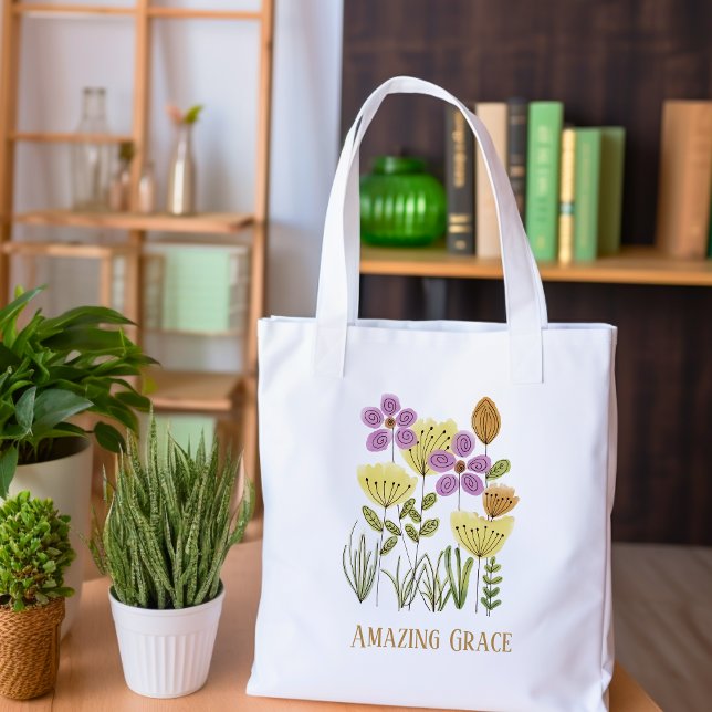 Amazing Grace Vilda Blommor Tygkasse (Skapare uppladdad)