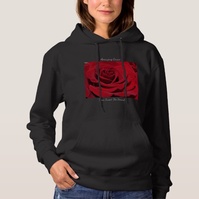 Amazing Grace Women's Hoodie RR1 by StanVG T Shirt (Framsida)