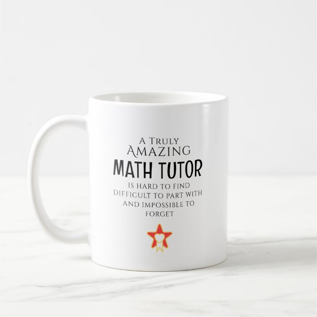 Amazing Math Tutor Hard To Find Personalized Gift Kaffemugg (Vänster)
