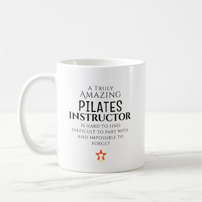 Amazing Pilates Instructor Hard To Find Custom  Kaffemugg (Vänster)