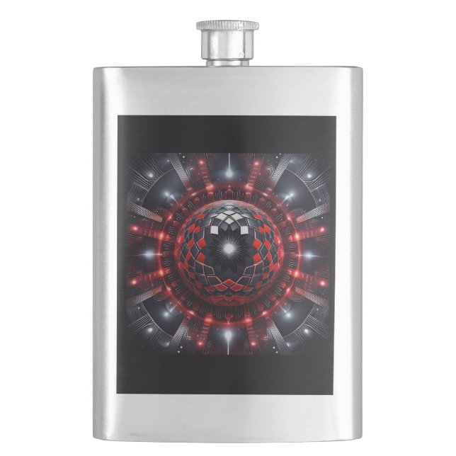 Amazing Red/Black Checkered Mandelbrot Starbursts Fickplunta (Framsidan)