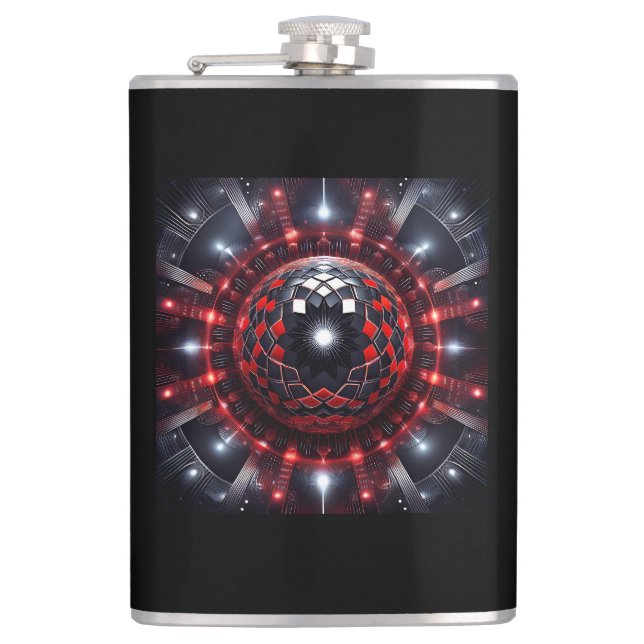 Amazing Red/Black Checkered Mandelbrot Starbursts Fickplunta (Framsidan)