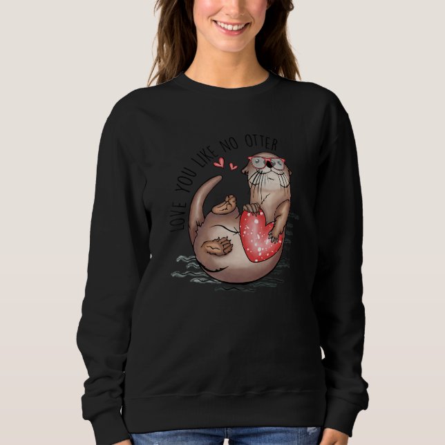 Amazing valentine apparel one otter quote t shirt (Framsida)