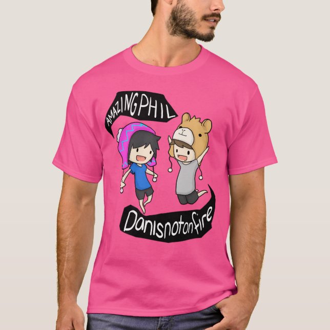 Amazingphil och danisnotonfire t shirt (Framsida)