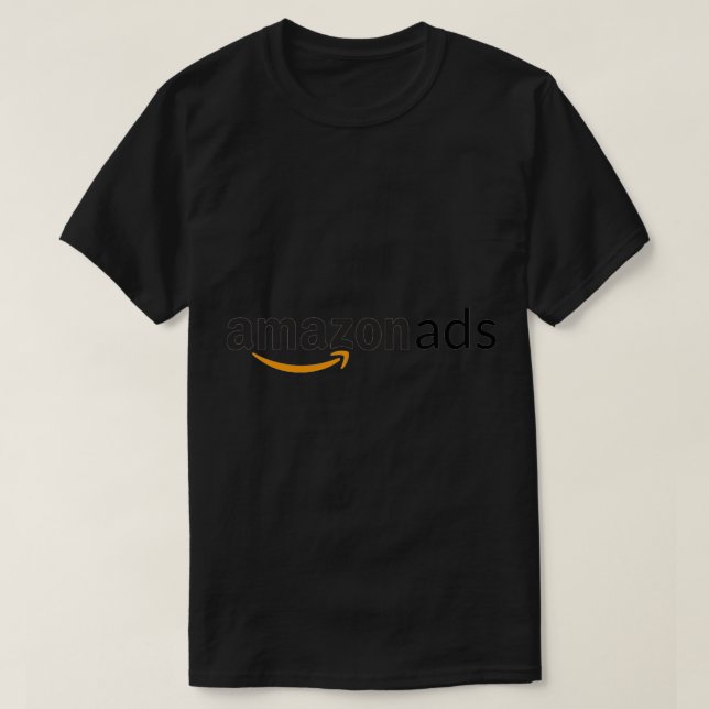 Amazon Ads Logotyp Sticker T Shirt (Design framsida)