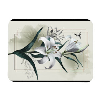 Amazon Lily Art - Guld & Scandi Stil Magnet