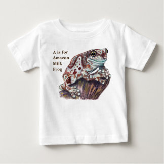 Amazon Mjölk Frog Artwork Baby och Kids T-shirt