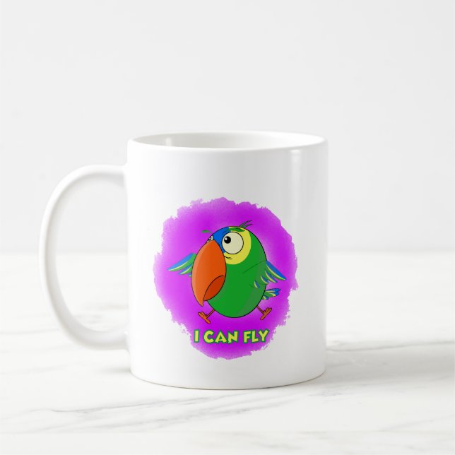 AMAZON PARROT KAFFEMUGG (Vänster)