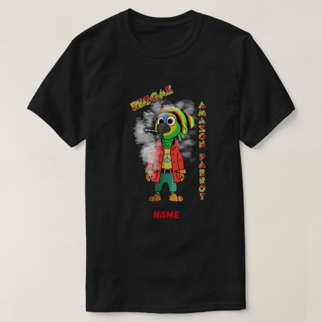 Amazon parrot Manar's T Shirt (Design framsida)