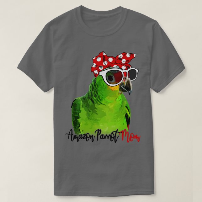 Amazon Parrot Shirt Amazon Parrot Mamma Bandana T (Design framsida)