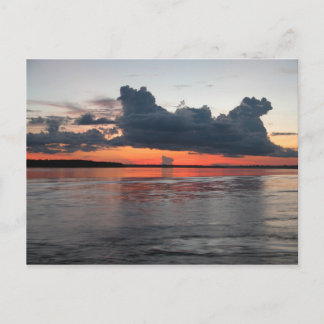 Amazon Sunset, Peru Vykort
