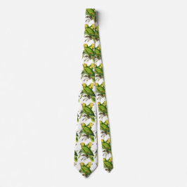 Amazona Parrots - vintage fåglar Slips