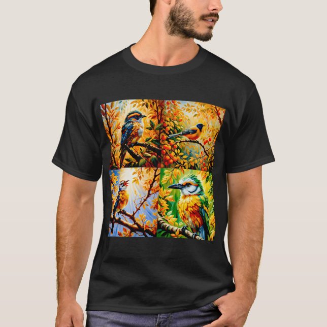 Amazonas amarelinho (Inezia caudata) bulk T Shirt (Framsida)