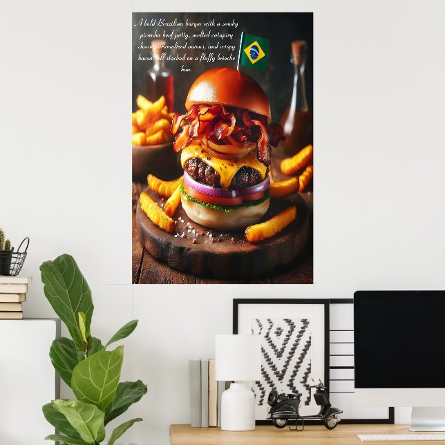 Amazonas Ambiance: Picanha Power 24x36 Poster (Hemmakontoret)
