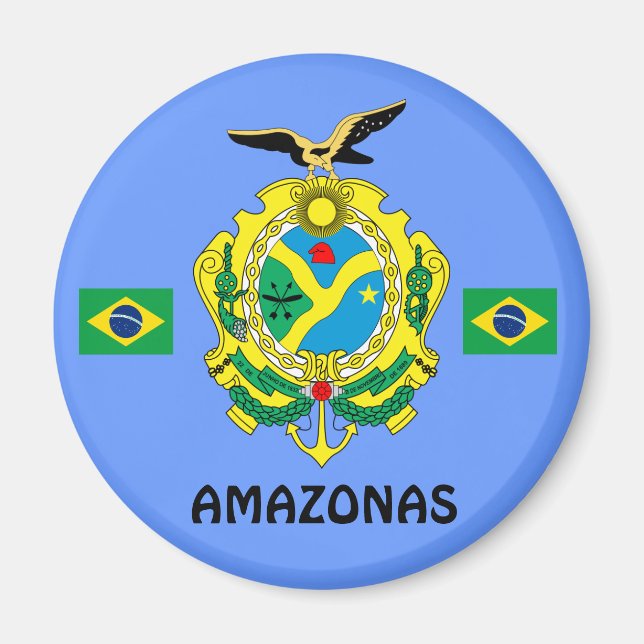 Amazonas, Brasilien State Magnet Imå das Amazonas (Framsidan)