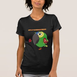 Amazonas parrot kärlek, papegojor t shirt