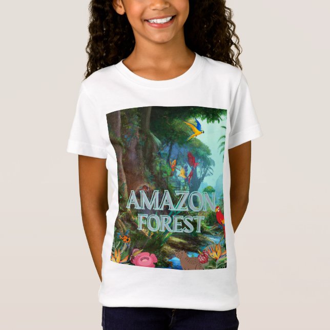 Amazonas regnskog - Amazonasskogen T Shirt (Framsida)