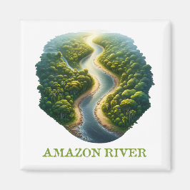 Amazonfloden Magnet