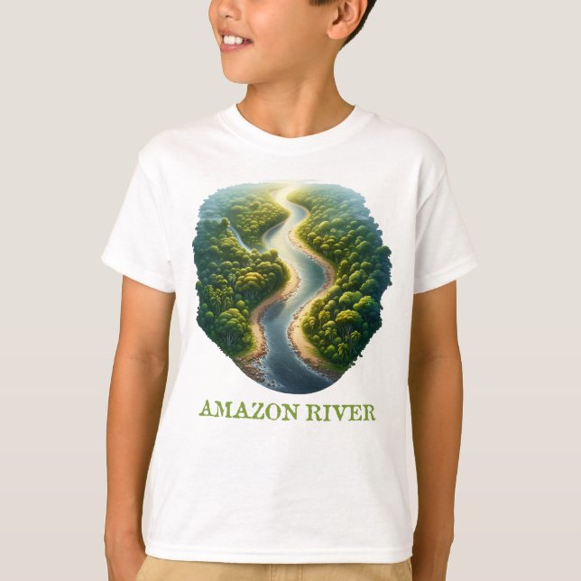 Amazonfloden T Shirt (Framsida)