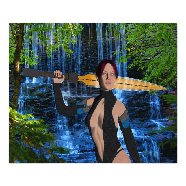 Amazonia Woman Fototryck (Framsidan)