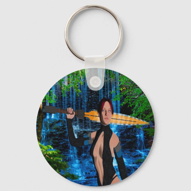 Amazonia Woman Nyckelring (Framsida)