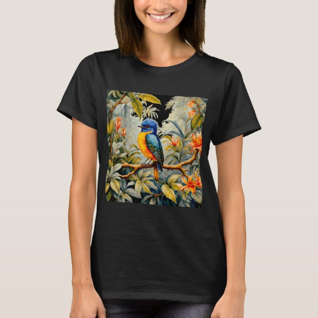 Amazoniska tropiska fåglar #3 t shirt (Framsida)