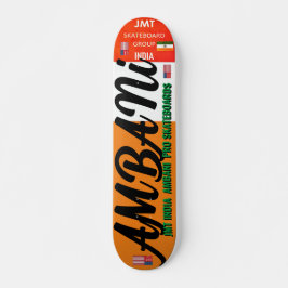 AMBANI JMT INDIA 7 3/4-tums Skateboard Deck