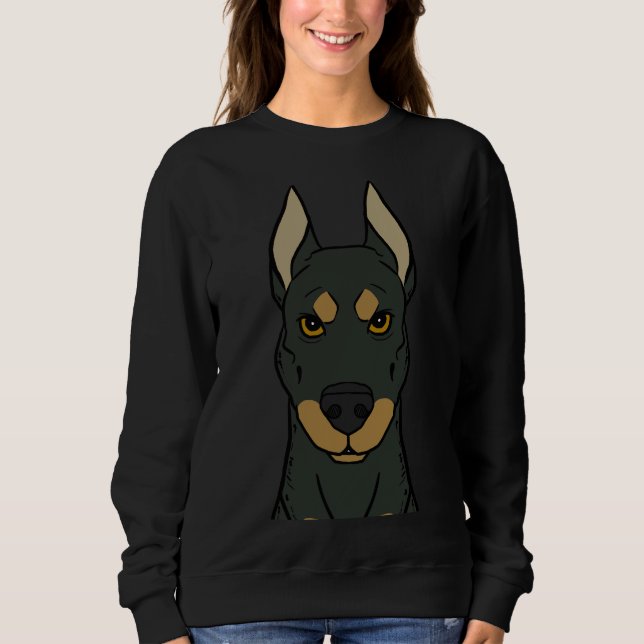 Ambar Öga Doberman T Shirt (Framsida)
