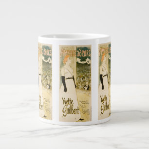 Ambassadeurs Yvette Guilbert av Theophile Steinlen Jumbo Mugg