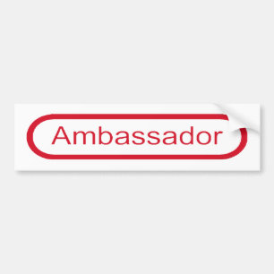 Ambassadör Bildekal