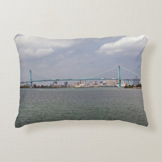 Ambassador Bridge-accentkudde Prydnadskudde (Framsidan)