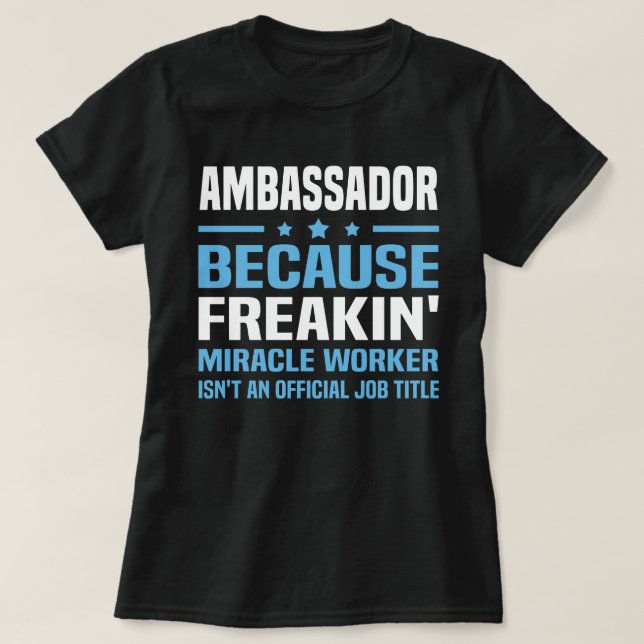 Ambassadör T Shirt (Design framsida)