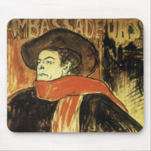 Ambassadörer, Aristide Bruant av Toulouse Lautrec Musmatta