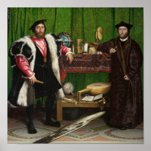 Ambassadörer Holbein the Younger Poster